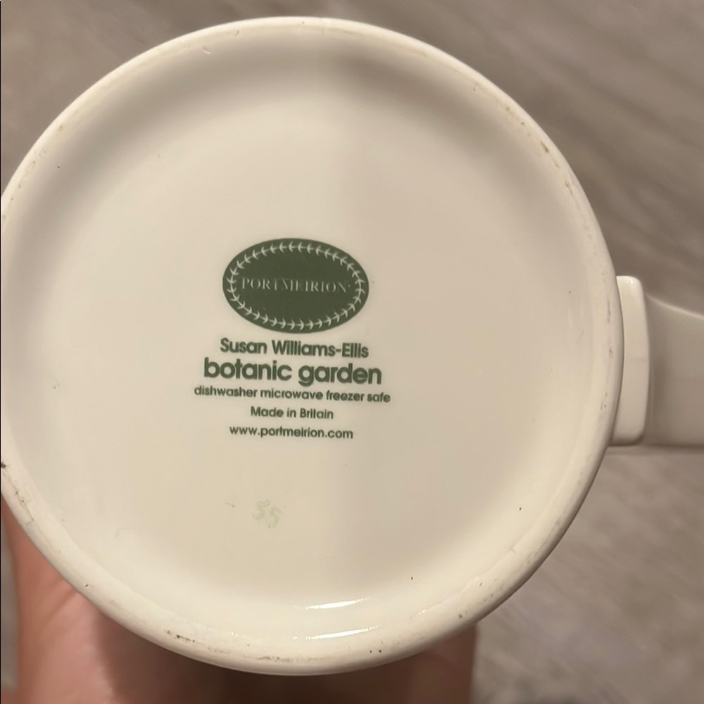 Portmeirion Cream Mug Rhododendron - Picture 2 of 4